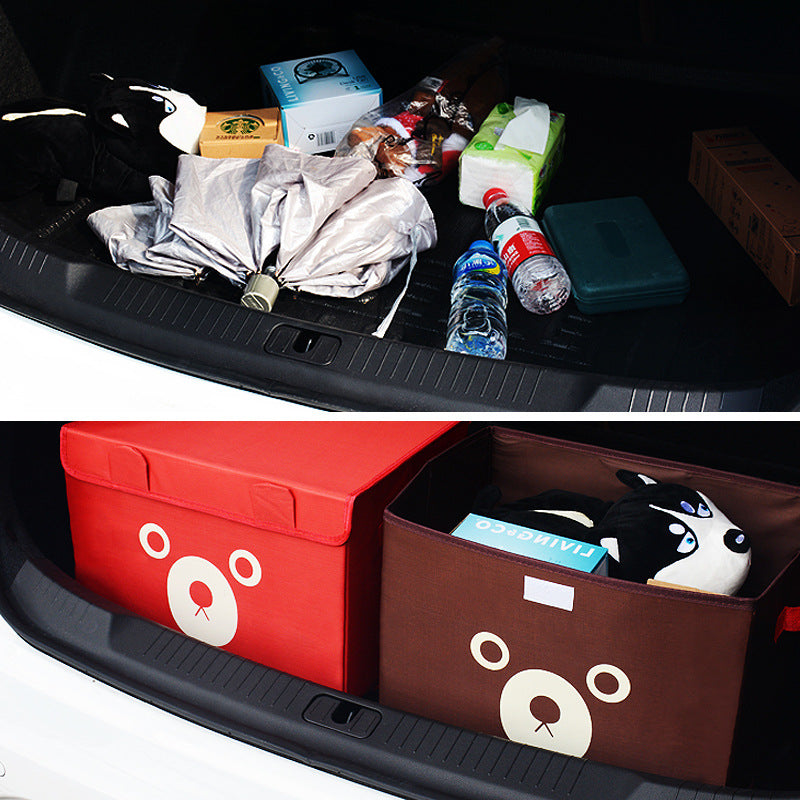 Cartoon Collapsible Car Trunk Storage Box