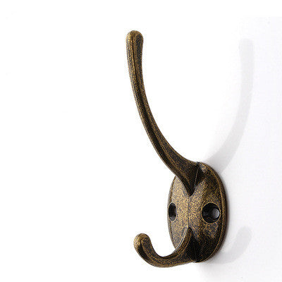 Wall-Mounted Single Coat Hook for Closet and Bathroom