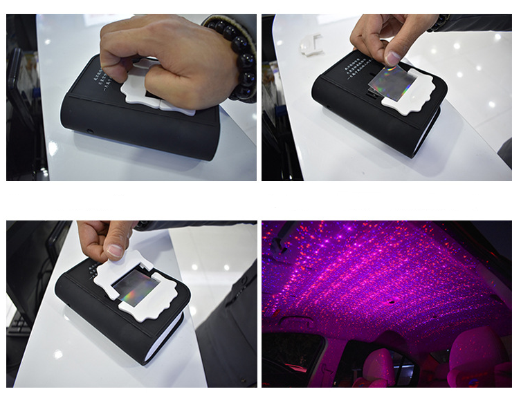Dynamic Starry Sky Ceiling Light with USB Remote Control