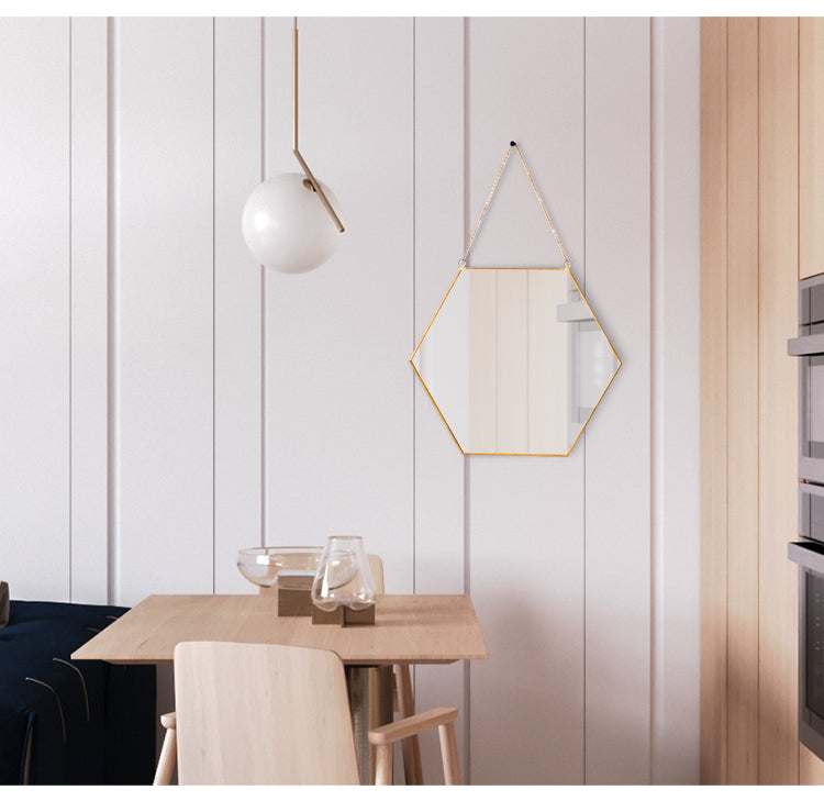 Nordic Gold Wall Mirror