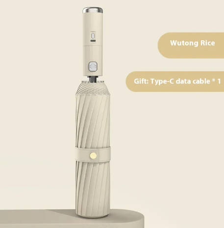 Automatic Folding Umbrella with Fan