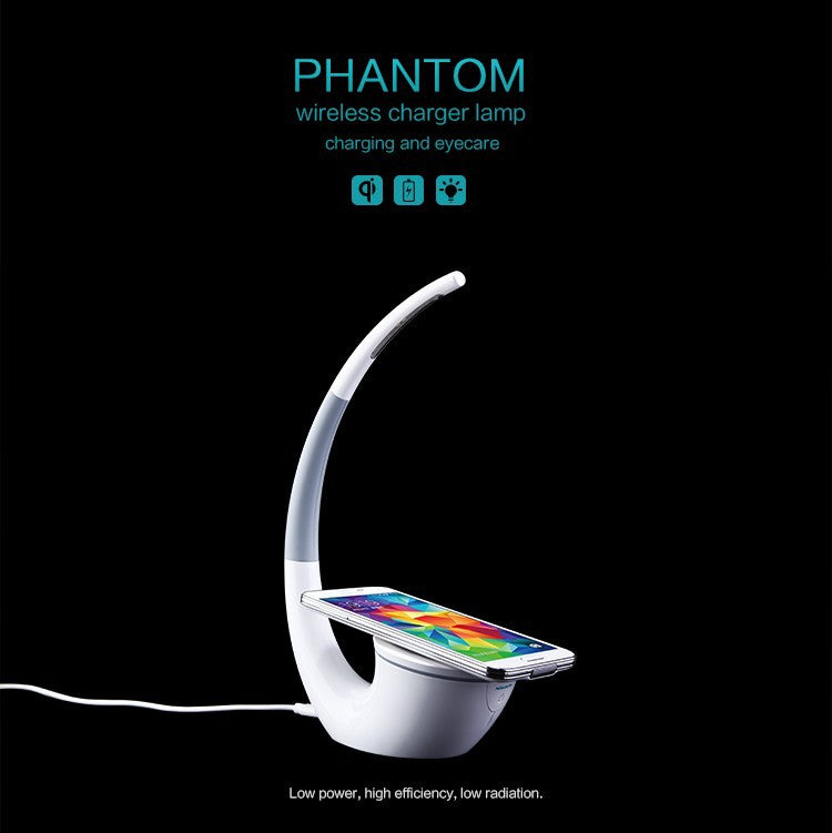 Wireless Charging Desk Lamp and Charger Combo