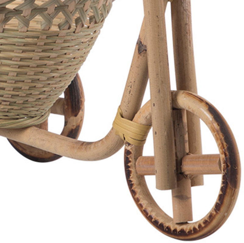 Handmade Bamboo Fruit Basket and Storage Tray