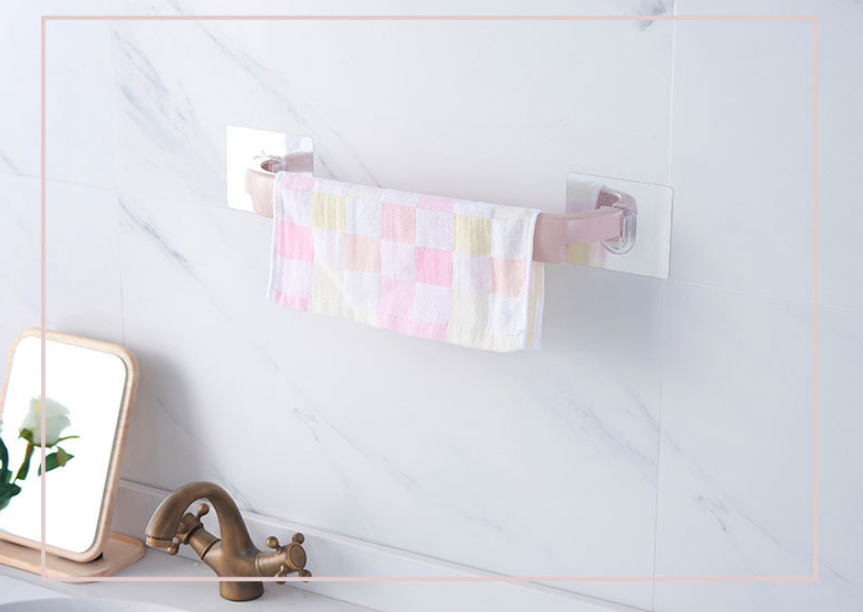 No-Drill Towel Rack, Bath Rack, Storage Organiser