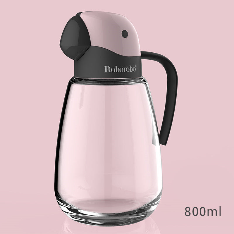 Automatic Opening Glass Oil Dispenser for Kitchen Use