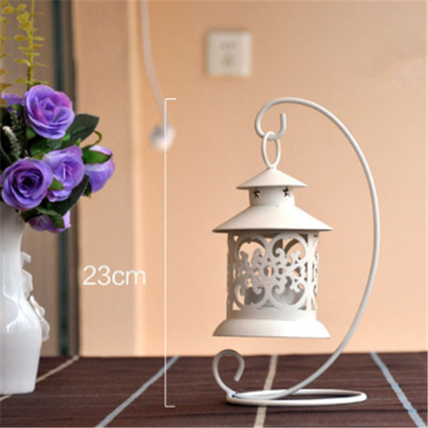 Wrought Iron Candlestick Holder