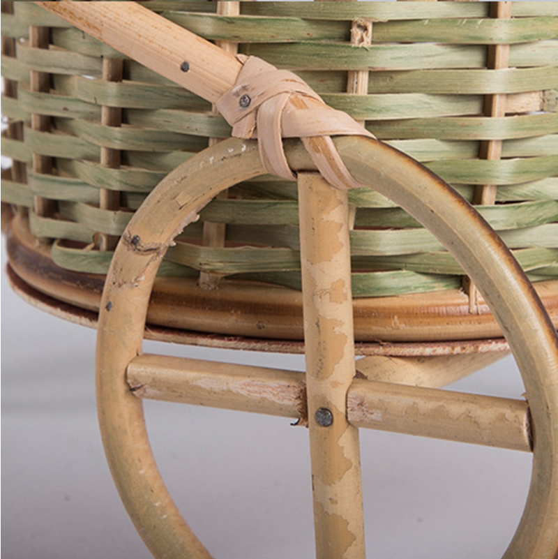 Handmade Bamboo Fruit Basket and Storage Tray