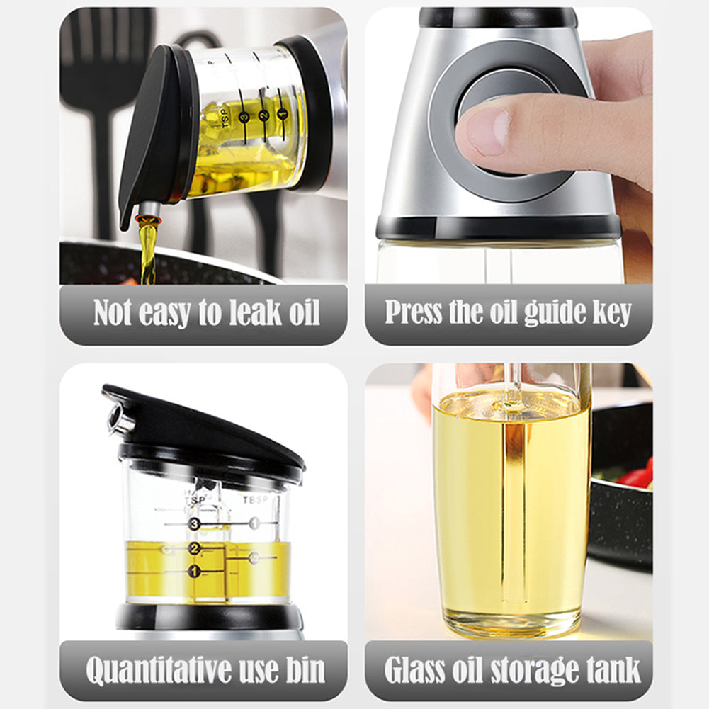 Glass Oil Dispenser Bottle with Pressure Control (Kitchen)