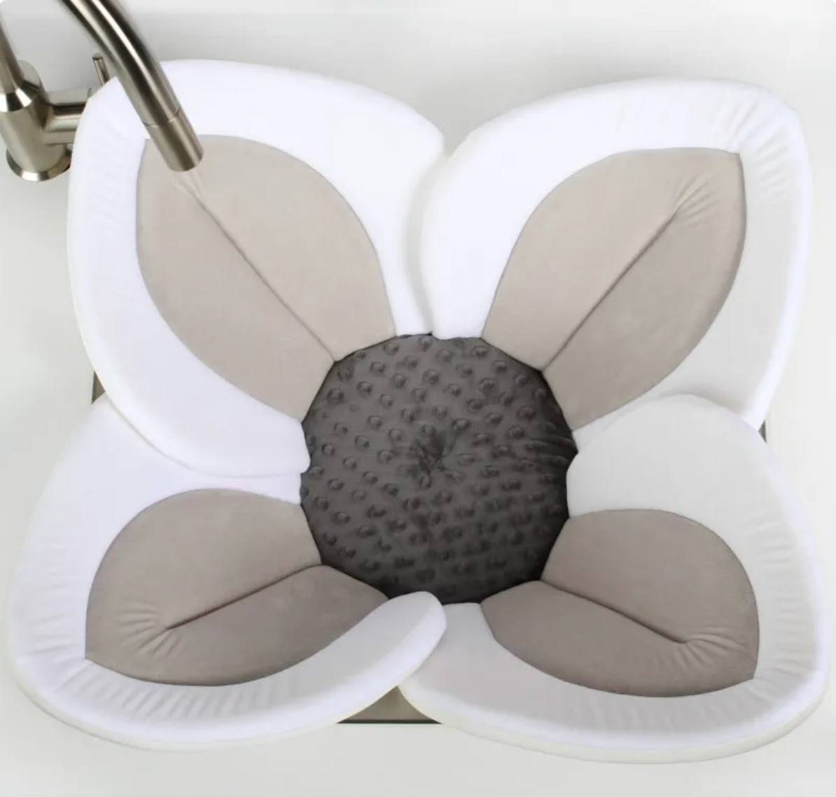 Baby Flower Bath Mat - Soft Flannel Bath Net