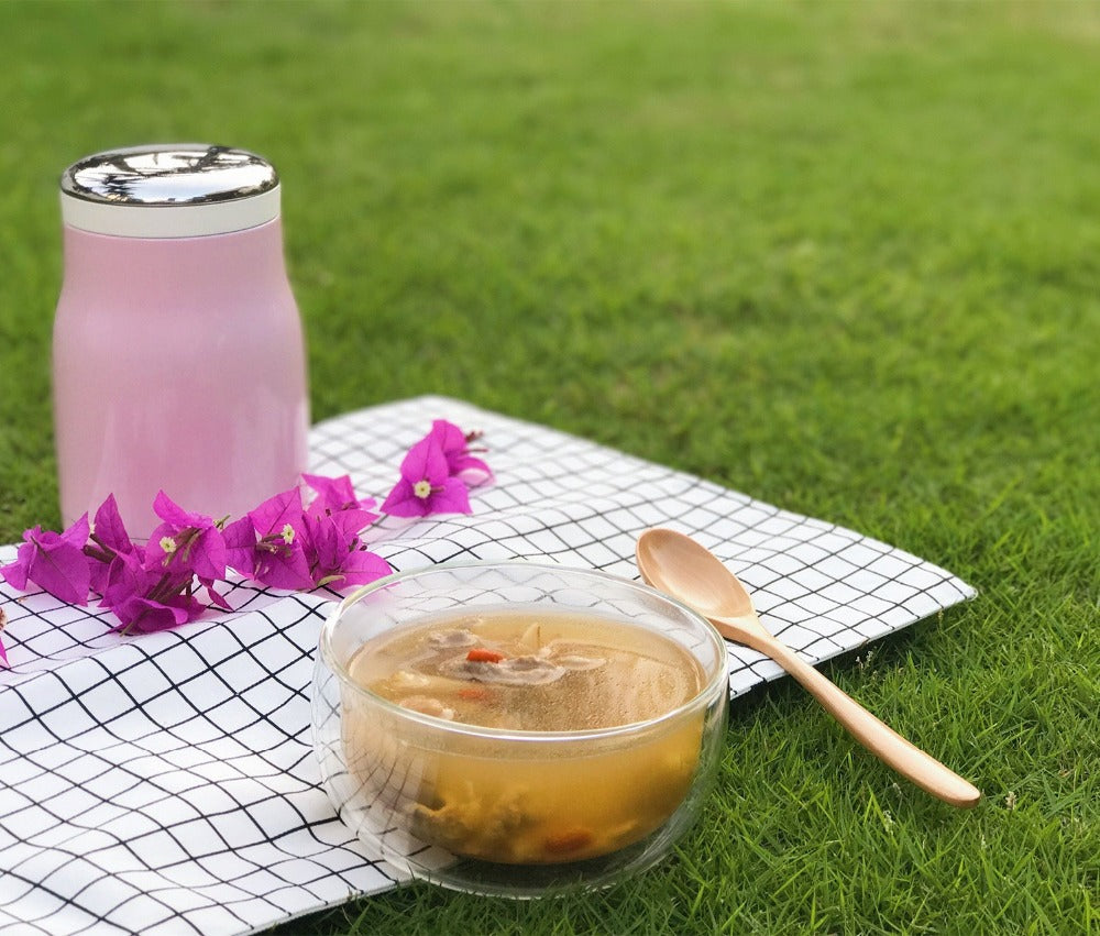 HK Aks Insulated Lunch Box & Vacuum Flask for Students
