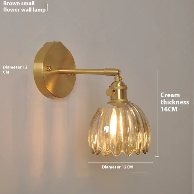 Glass Flower Pendant Light