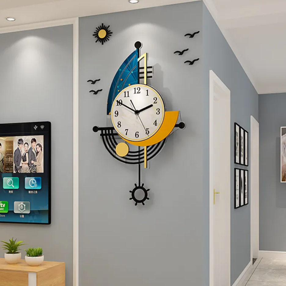 Wall Clock Living Room Decor