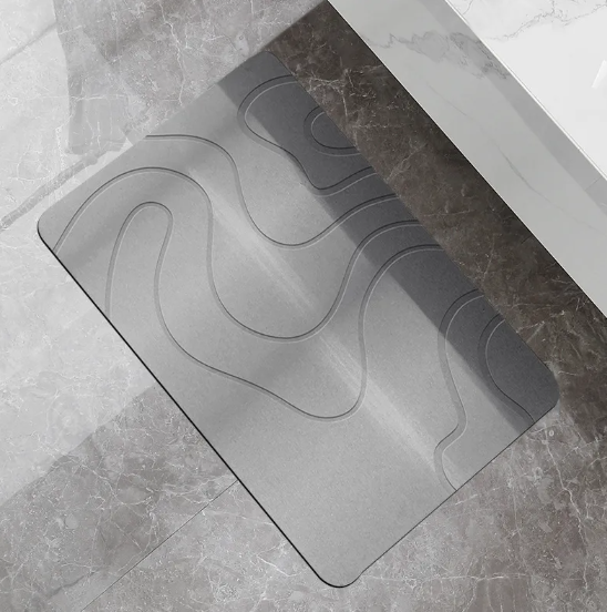 Non-Slip Diatomite Quick-Dry Bath Mat