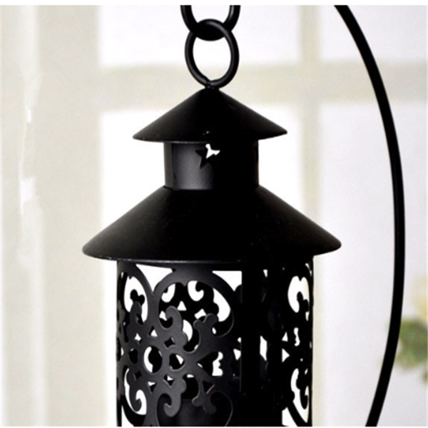 Wrought Iron Candlestick Holder