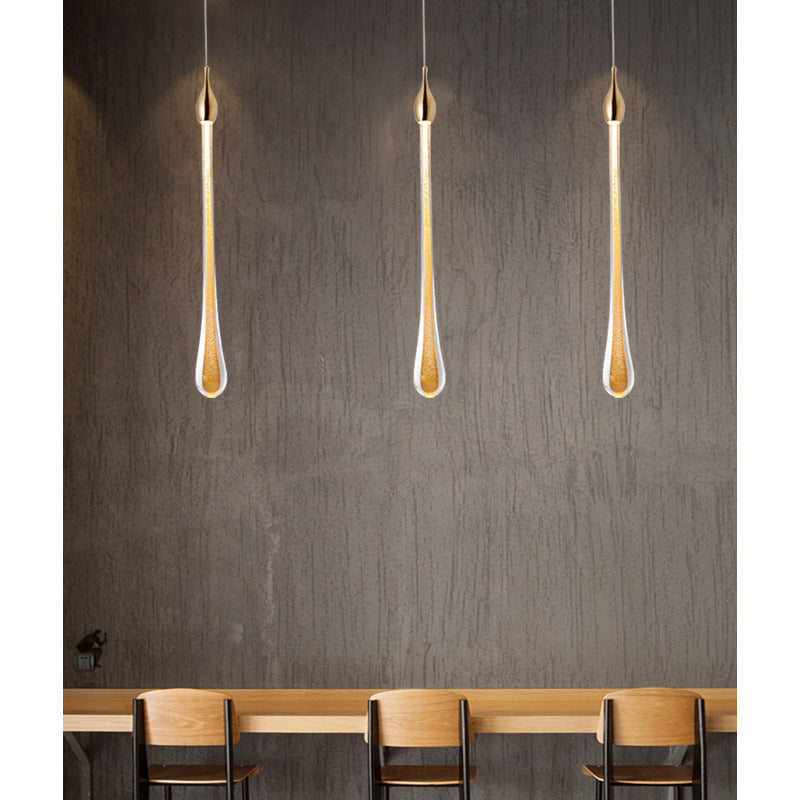 Crystal Water Drop Ceiling Pendant Light