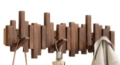 Wooden Piano Coat Rack