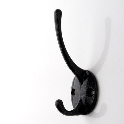 Wall-Mounted Single Coat Hook for Closet and Bathroom