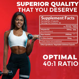 𝐌𝐲𝐨-𝐈𝐧𝐨𝐬𝐢𝐭𝐨𝐥 & 𝐃-𝐂𝐡𝐢𝐫𝐨 Inositol Blend Capsule | Most Beneficial 𝟒𝟎:𝟏 Ratio | Hormone Balance & Healthy Ovarian Support for Women | Vitamin 𝐃𝟑 | 𝟏𝟐𝟎 Inositol Supplement Caps