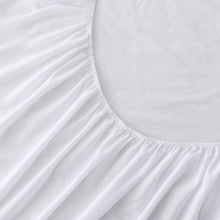 Load image into Gallery viewer, Luxurious Cotton Terry Towelling Waterproof Mattress Protector Moisture Absorbent Breathable Soft Polypropylene Layer Rustle Free Purafresh Treated Fibres - Single Bed (91Cmx190Cm)
