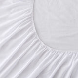 Luxurious Cotton Terry Towelling Waterproof Mattress Protector Moisture Absorbent Breathable Soft Polypropylene Layer Rustle Free Purafresh Treated Fibres - Single Bed (91Cmx190Cm)