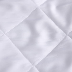 All Seasons Eucalyptus Natural Fibre Tencel Quilted Mattress Protector anti Microbial Feature Regulates Temperature Moisture Absorbent Environmental Friendly - Double Bed
