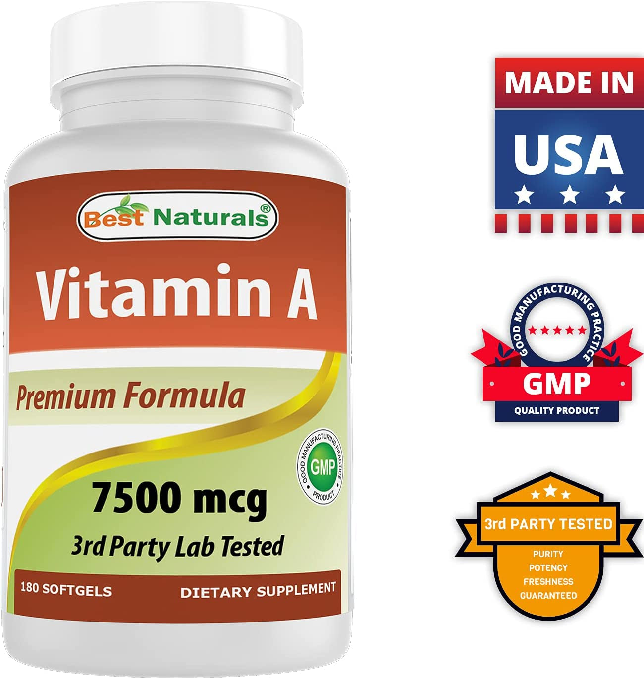 Vitamin a 25000 IU 180 Softgels