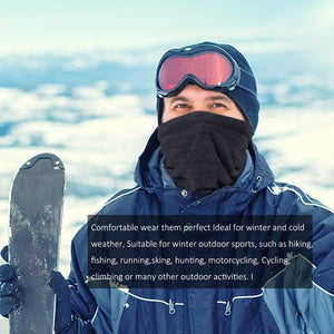 Neck Warmer Gaiter Ski Winter Balaclava for Men and Women, Winter Face Mask Scarf Tube Cover Bandanas for Windproof Winter Motorcycle Skiing