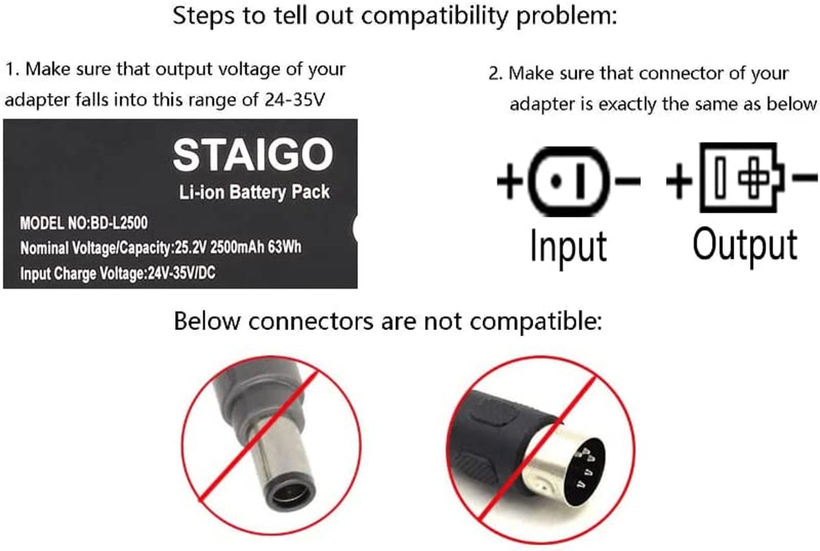 Wireless Battery Pack for Power Recliner-Reclining Sofa-Lift Chair-Lazy Boy Recliners-For Electric Motion Furniture for Okin-Limoss-Lazboy-Berkline-Med[25.2V 2500Mah]
