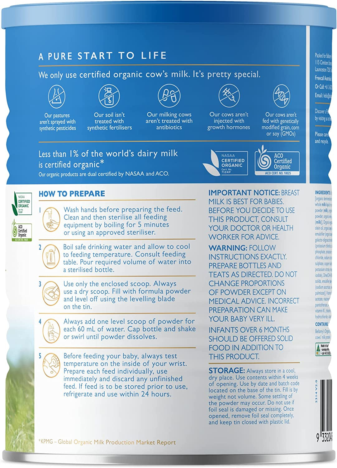 Step 1 Infant Formula 900 G