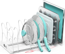 Load image into Gallery viewer, Simplehouseware 10 Compartments Expandable Pan Organizer
