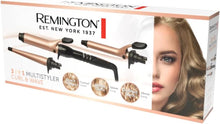 Load image into Gallery viewer, 3 in 1 Multistyler Curl and Wave, CI97MS3AU, Curling Iron with 3 Interchangeable Ceramic Barrels, Variable Heat up to 220°C, Ionic Technology for Smooth and Shiny Hair - Rose Gold
