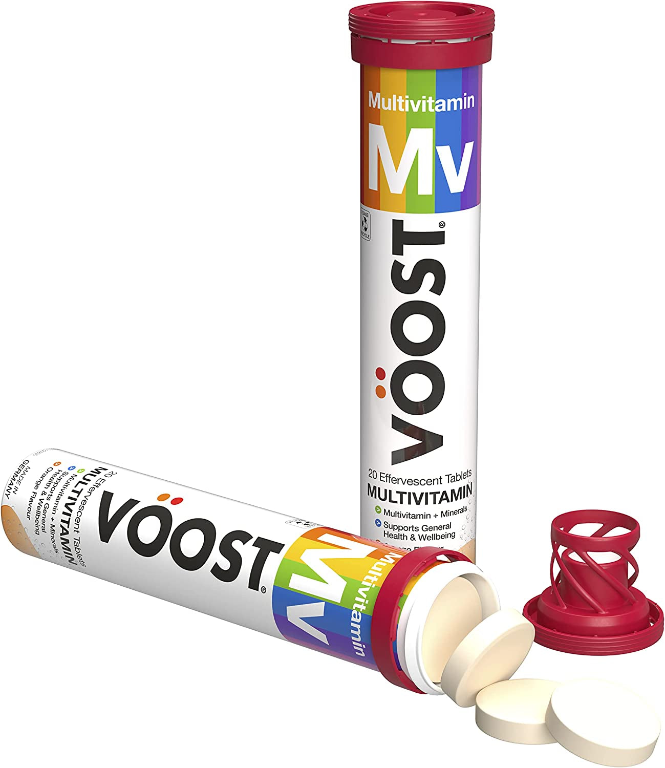 VÖOST Multivitamin Orange Effervescent Tablets 20 Pack