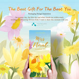 Floral Essential Oil Set, Top 6 Natural 100% Pure Aromatherapy Oils for Oil Diffusers, Jasmine, Ylang Ylang, Gardenia, Rose, Cherry Blossom, Lavender for Home and Office, Promote Focus, Positivity and Happiness
