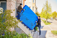 Load image into Gallery viewer, Mattress Bag with Handles for Moving and Storage - Queen Size - Extra Thick, Reusable, Waterproof Material - Strong Zipper (Blue, Queen)
