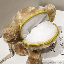 Load image into Gallery viewer, 3D Cute Plush Animal Shoulder Bag Women Girls Teddy Bear Cross Body Bag
