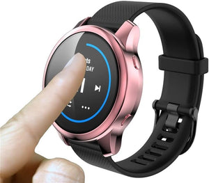Plating Protective Case for Garmin Venu 2 / 2S Protector Frame Cover Soft TPU Shell for Garmin Vivoactive 4S / 4 Smartwatch Case