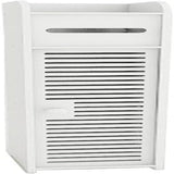 80CM Bathroom Storage Utility Cabinet Stand Tissue Holder White Waterproof