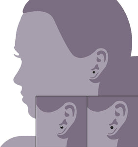 3 Pairs Stud Earrings Set for Women Girls Cubic Zirconia Rhinestones Faux Pearl, Birthstone, Hypoallergenic, Stainless Steel Earrings Pin