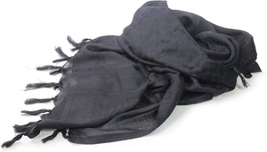 Military Shemagh Tactical Desert Scarf / 100% Cotton Keffiyeh Scarf Wrap for Men and Women