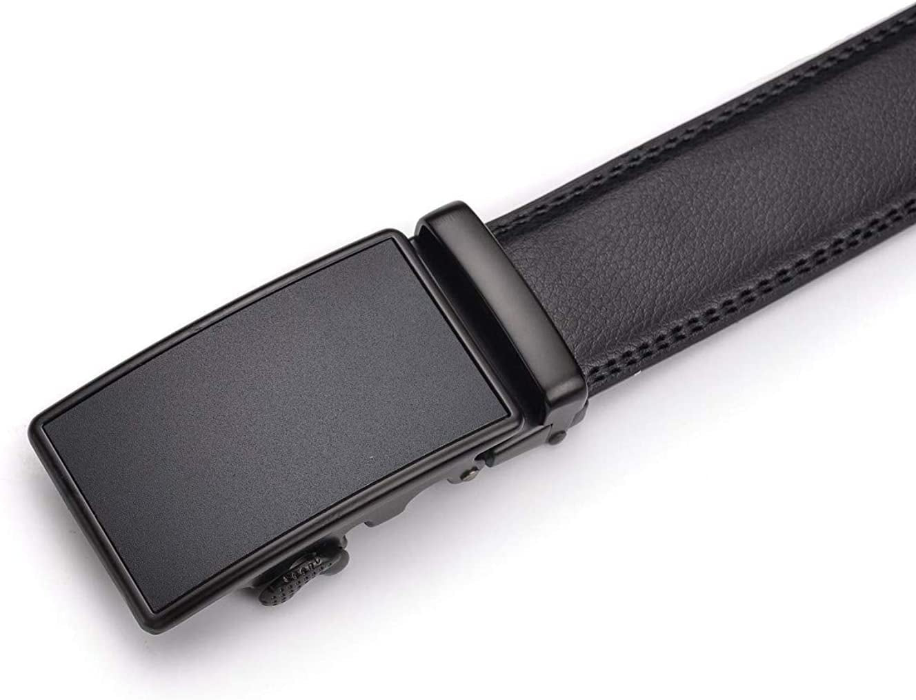 Adjustable Slide Belt for Men'S Dress Casual Pant 1 3/8",Size Adjustable, Trim to Fit