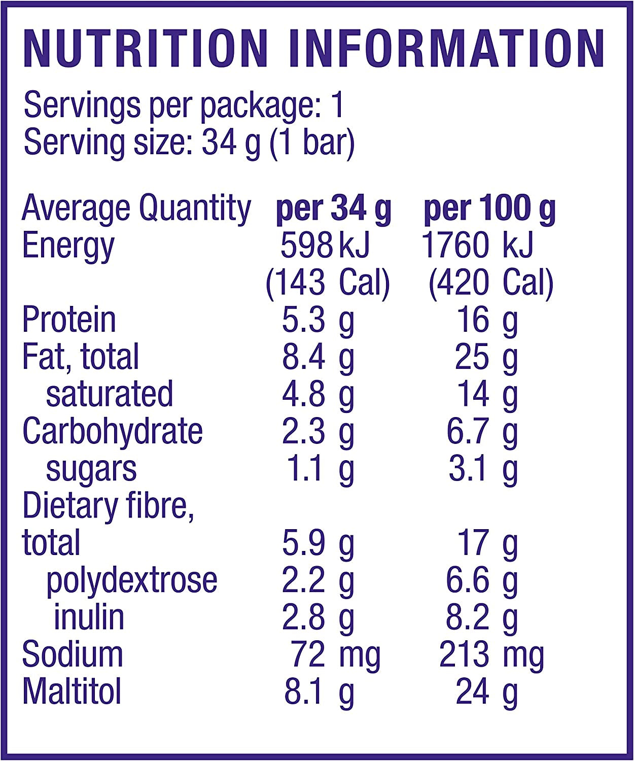 Endulge Caramel Nut Chew Bars | Keto Friendly Bars | 5 X 34G Low Carb Caramel Chocolate Bars | Low Carb, Low Sugar, High Fibre | 5 Bar Pack