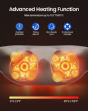 Neck Back Massager with Adjustable Straps and Heat, Ideal Gifts, Shiatsu Shoulder Neck Massager with 3D Massage of Deep Tissue, Muscle Pain Relief for Neck, Back, Shoulder, Waist, Legs, Office Chair and Home Use