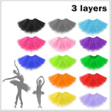 Women Adults Girls Tutu Skirt Princess Dressup Party Costume Ballet Dancewear AU