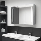 LED Bathroom Mirror Cabinet Decorative Home Indoor Interior Washroom Vanity Toilet Wall Wall-Mounted Mirror Furniture 50X13X70 Cm