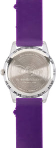 Frozen Kids' Plastic Time Teacher Analog Quartz 3D Strap Watch, Purple, Plastic Kids