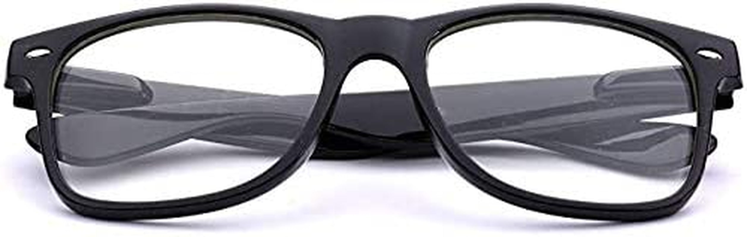 Kids Nerd Glasses Clear Lens Geek Fake Eyeglasses for Girls Boys Eyewear Age 4-12