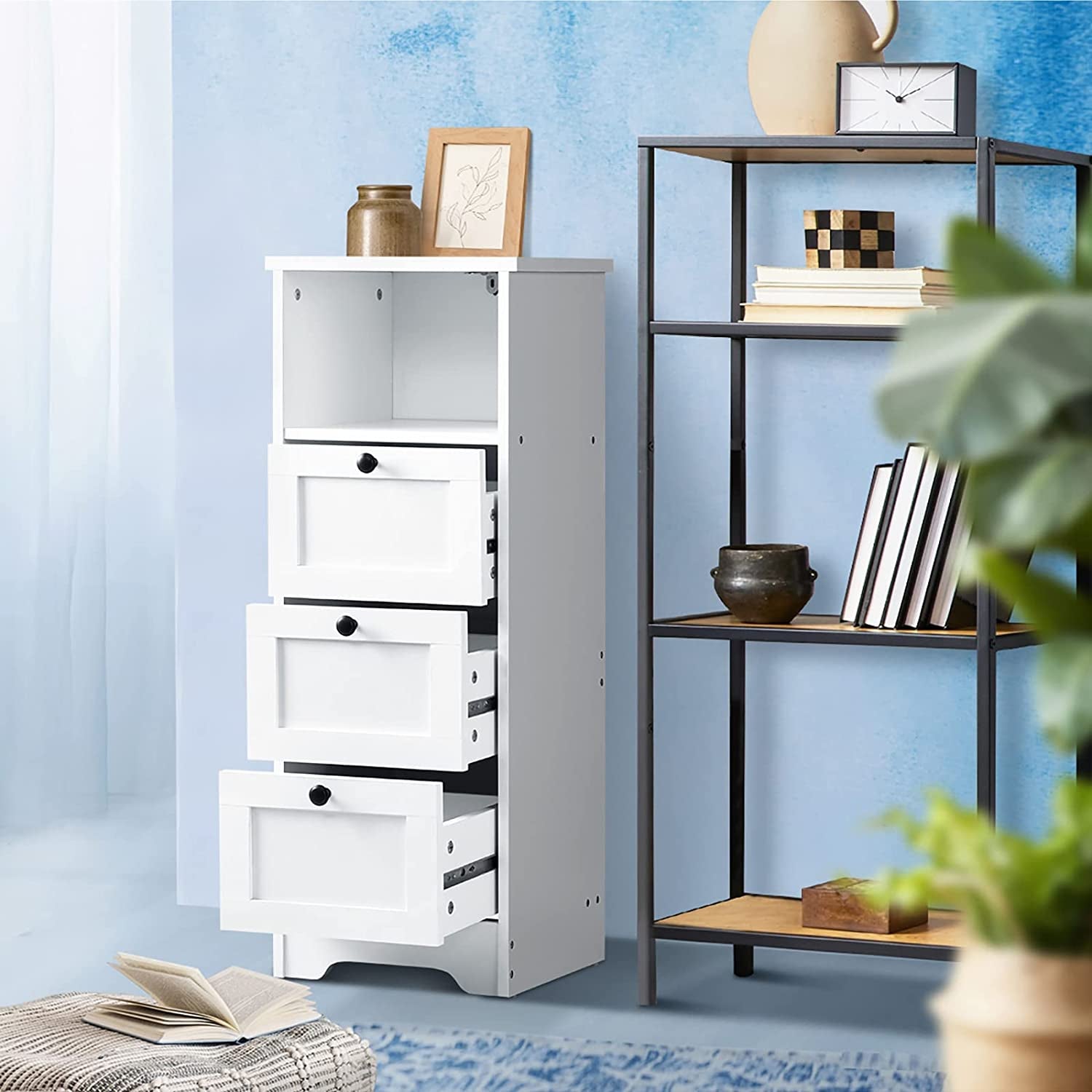 Sideboard Bathroom Cabinet with 3 Drawers