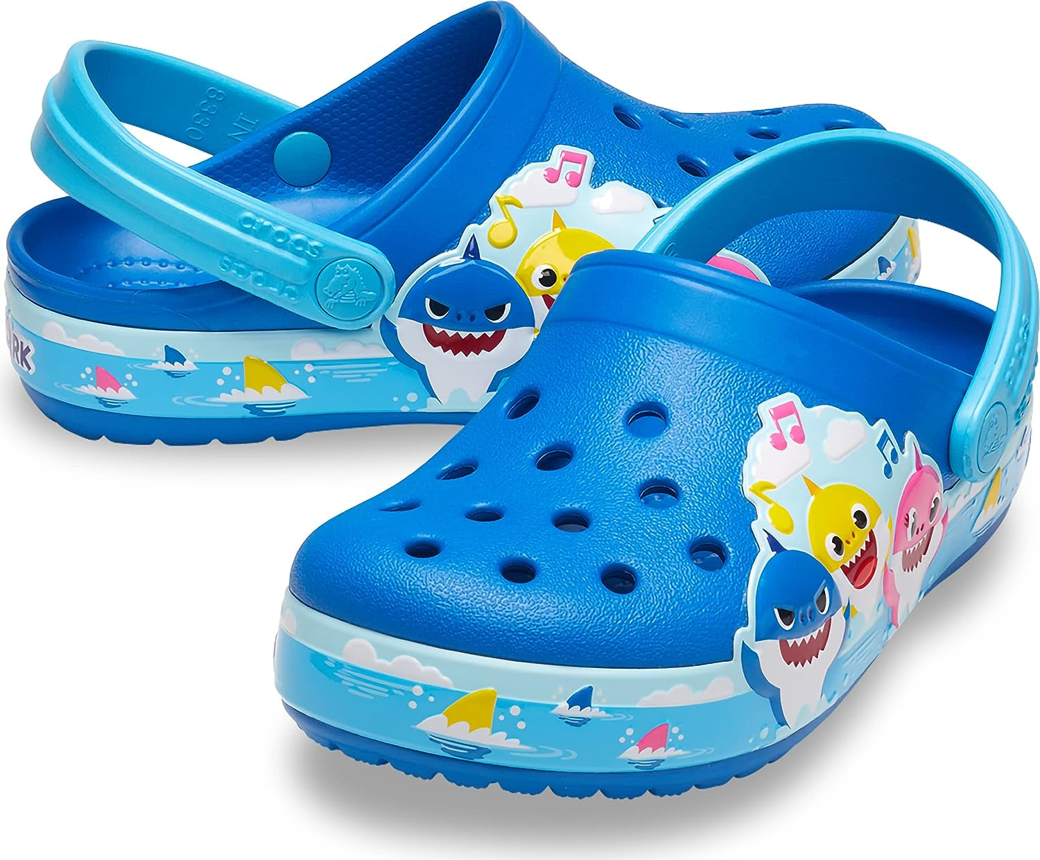 Unisex-Child Kids' Baby Shark Band Clog