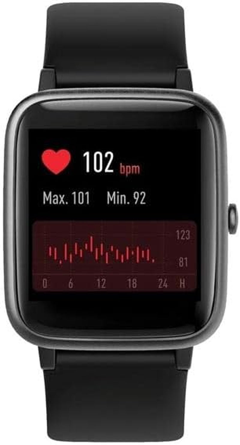 Iconnect Active 38Mm Silicone Smartwatch in Black (TW5M49700)