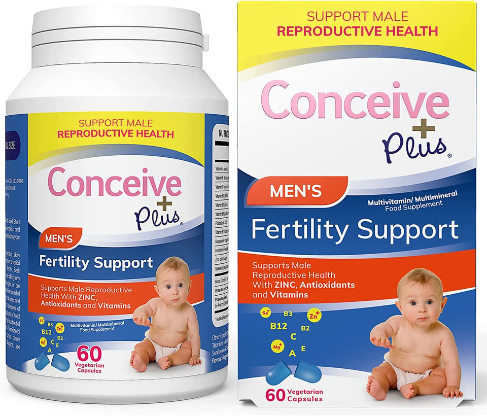 Fertility Supplements for Men | 30-Day Supply | Zinc, Folate, Maca Root, Selenium | Semen Volumizer | Male Fertility Support Pills (60 Capsules)
